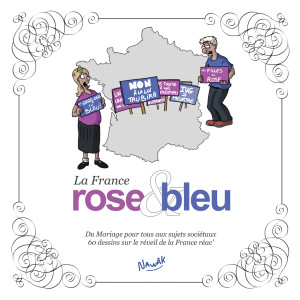 La France rose et bleu