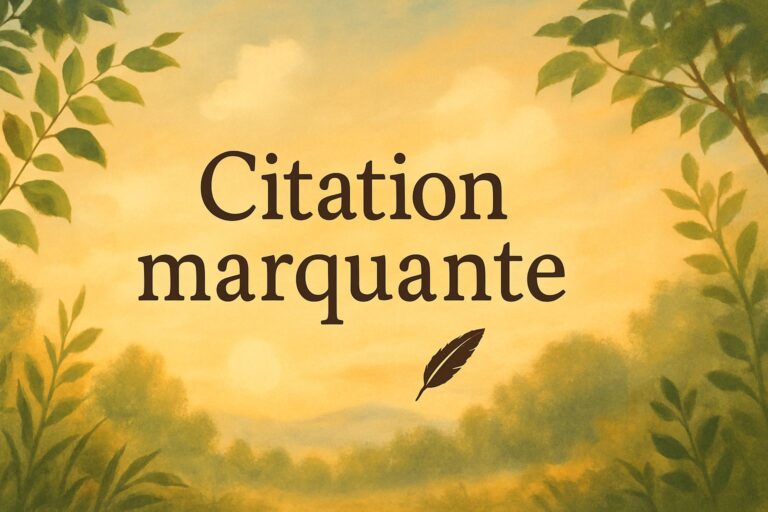 Lire la suite à propos de l’article Citation marquante : Des mots sur des sentiments